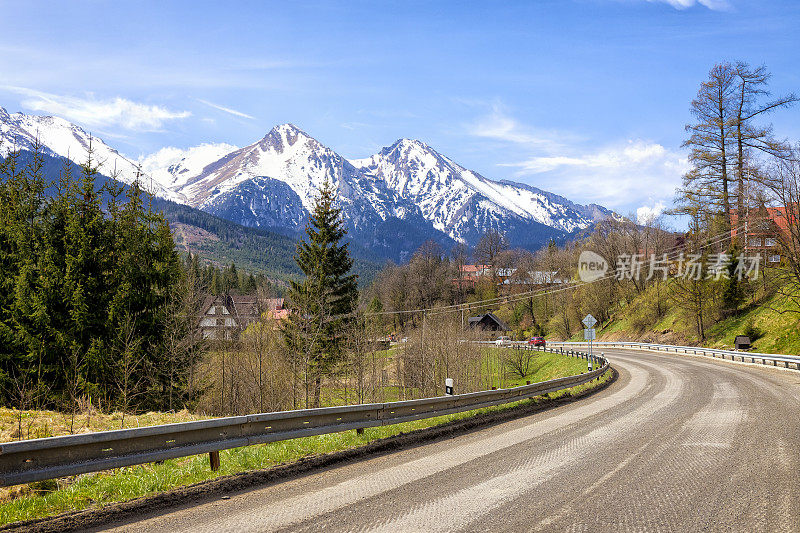 斯洛伐克，从公路到Belianske Tatras与Havran峰会